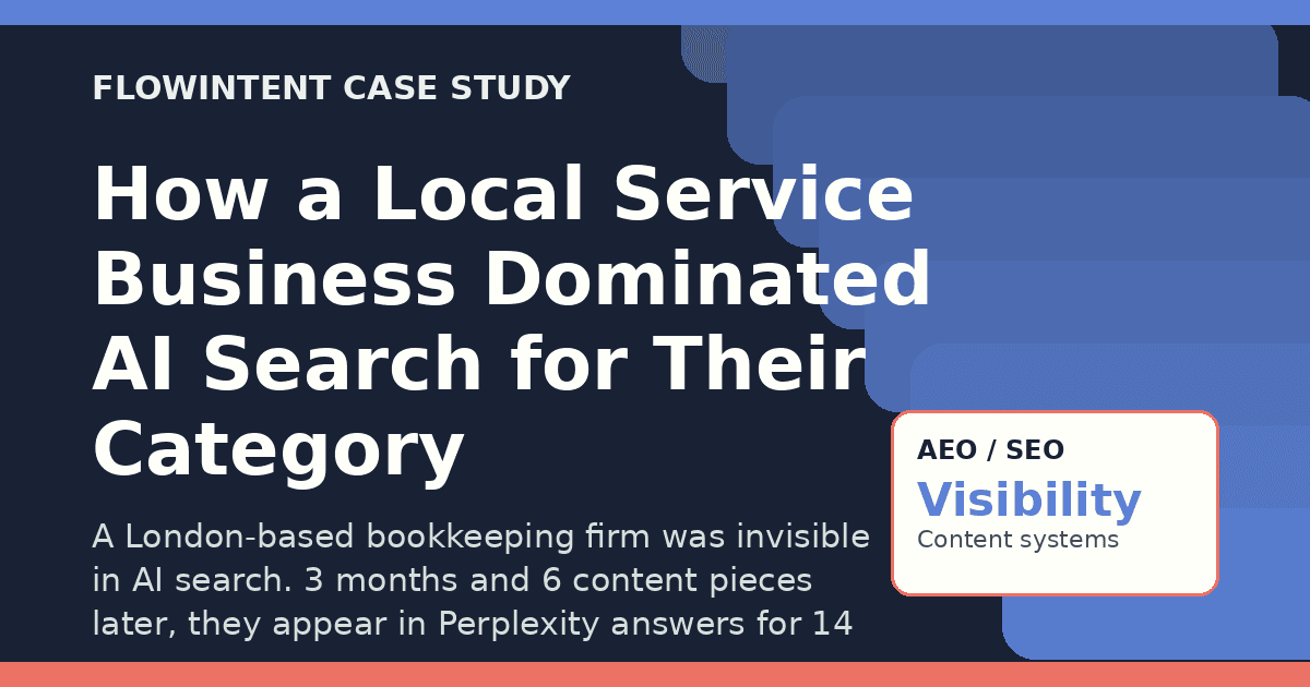 How a Local Service Business Dominated AI Search for Their Category